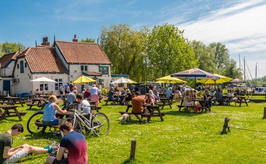 The Ferry House Surlingham, Norfolk Broads, Image from Visit The Broads