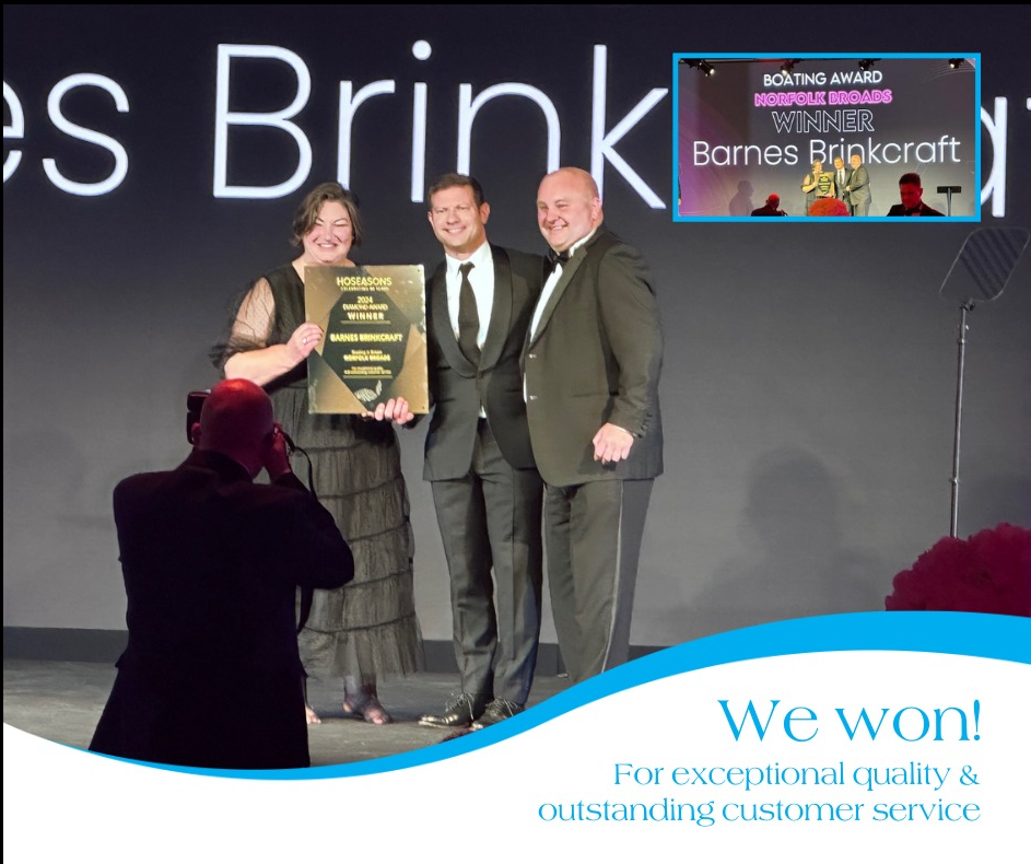 Barnes Brinkcraft win Hoseasons Awards