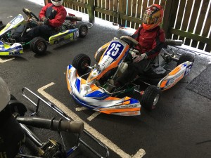 Kart star Liam Hurrell, sponsored by Norfolk Boat Sales & Barnes Brinkcraft