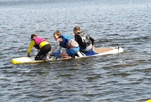 Paddleboarding - or mucking about on the Norfolk Broads