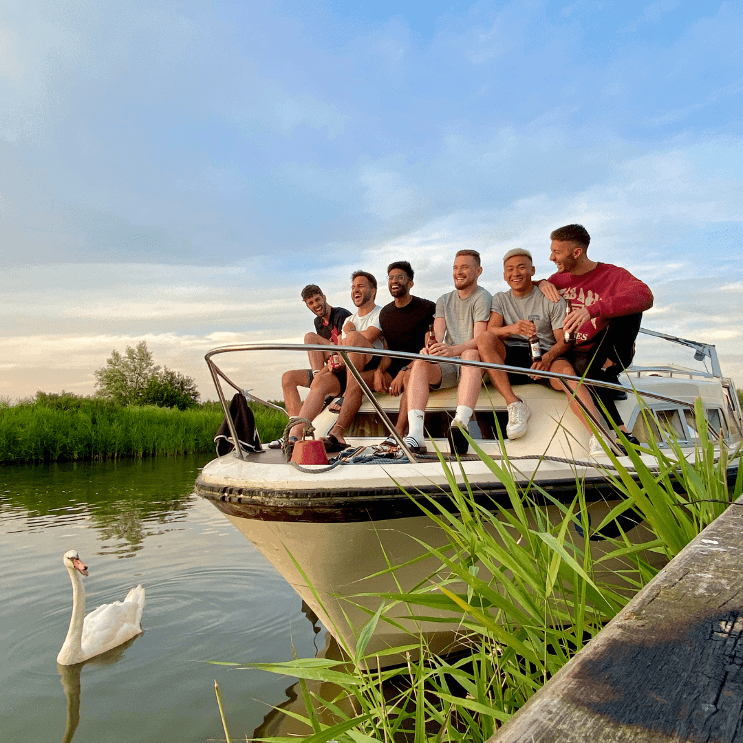 Hen and Stag Parties on the Norfolk Broads with Barnes Brinkcraft