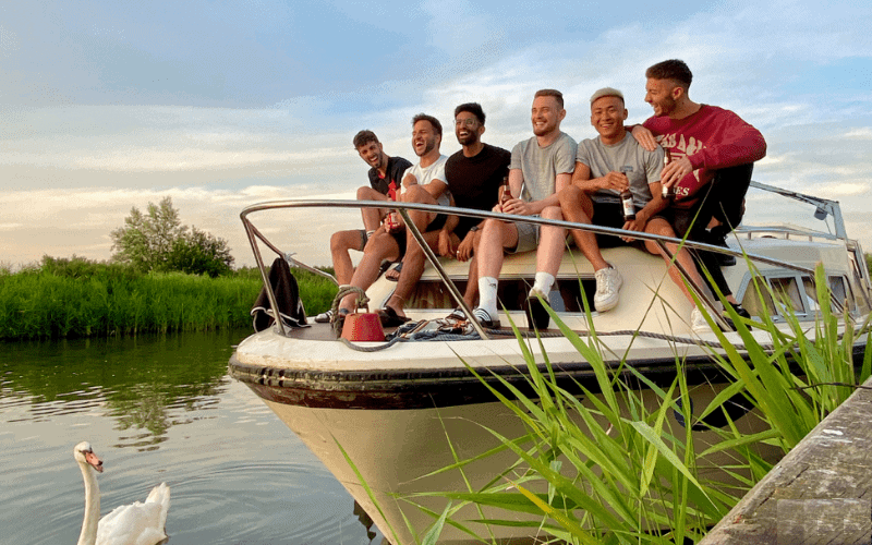 Budget group boating holidays on the Norfolk Broads