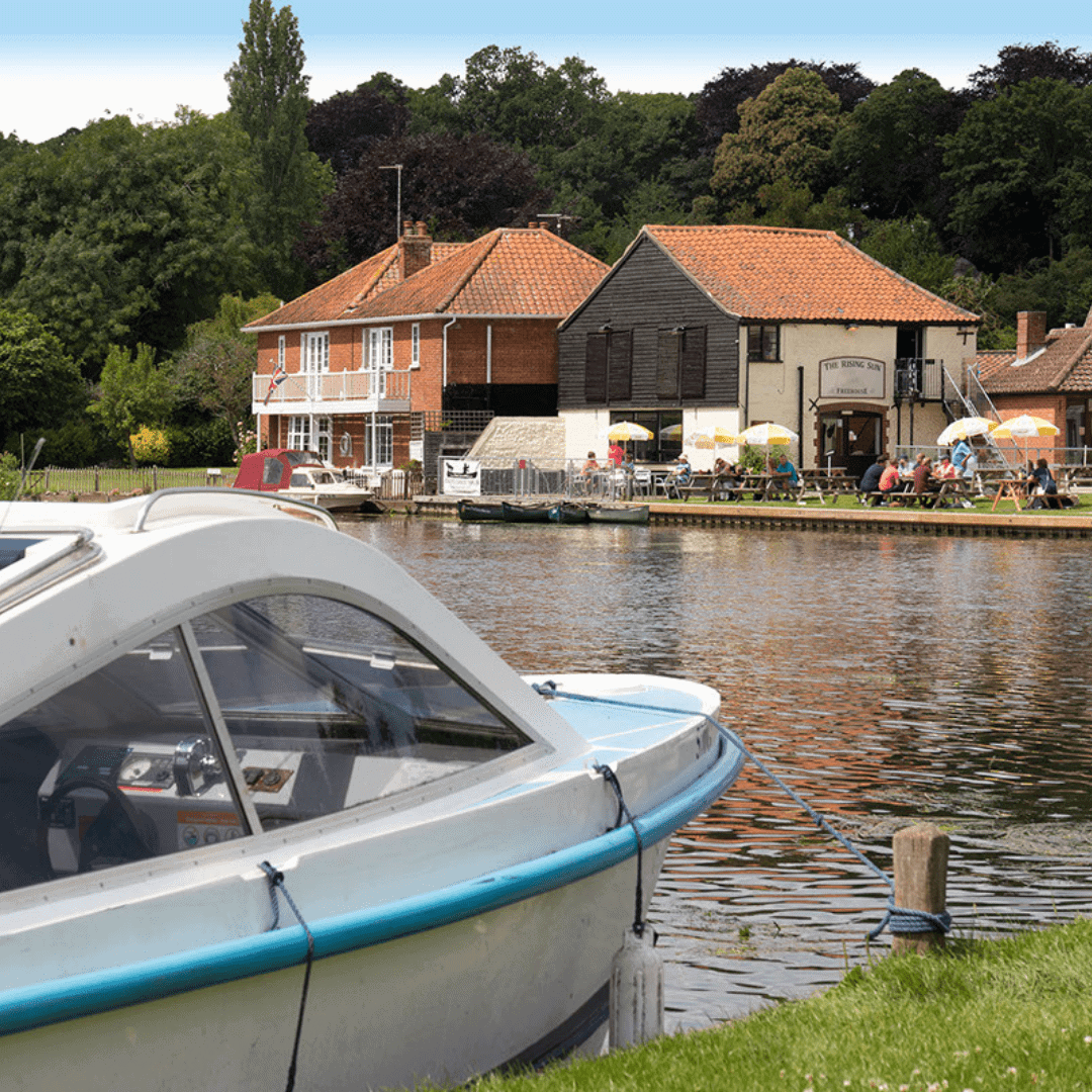 afternoonteaonboard your Norfolk Broads day boat