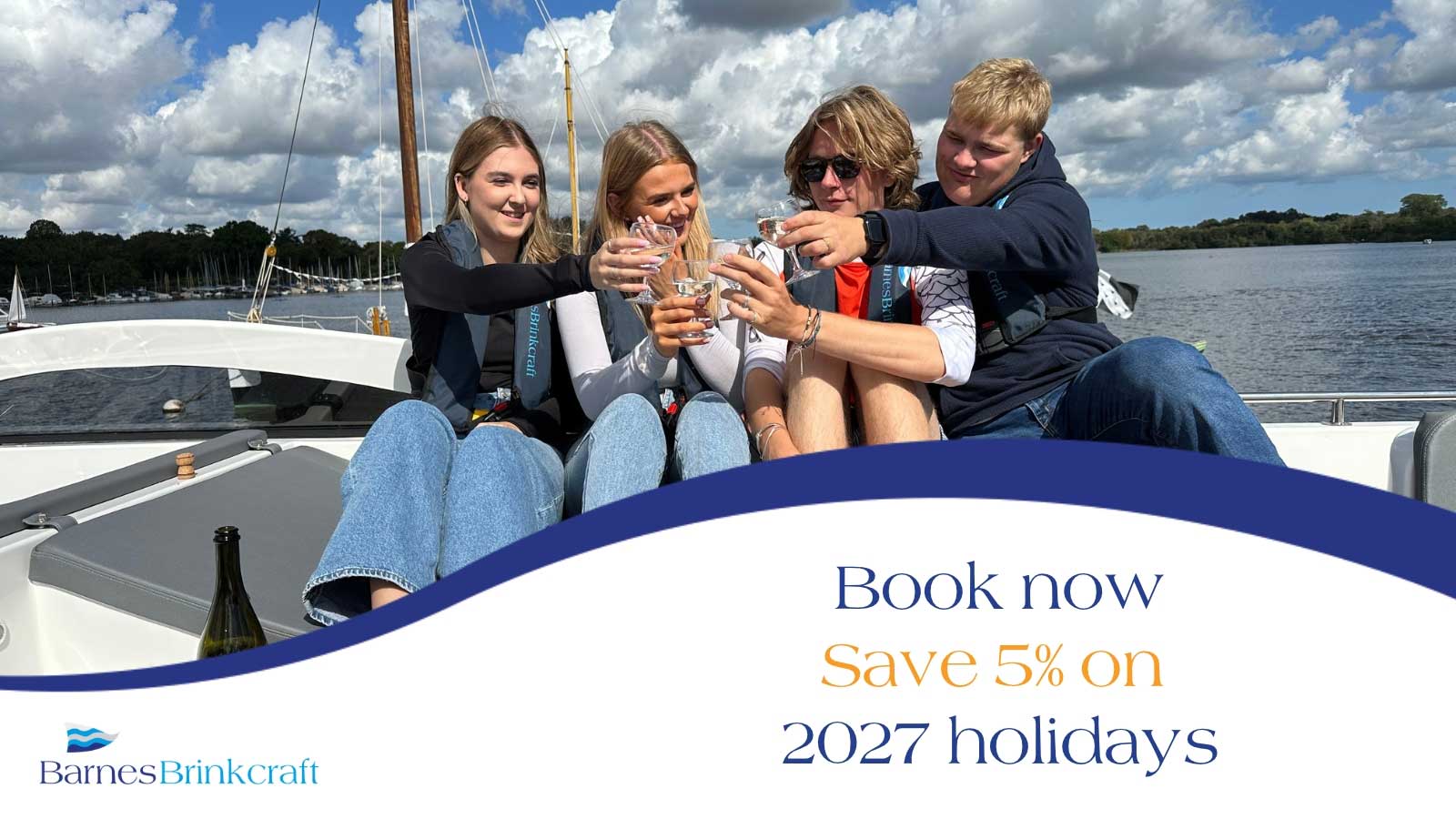 Save 5% on 2027 holidays, book now
