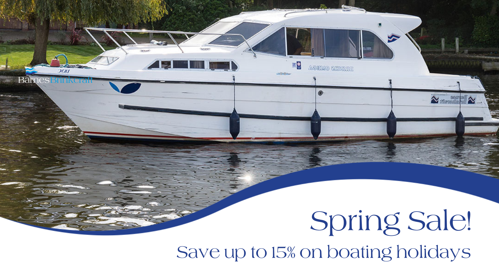 Spring Sale on Norfolk Broads Boating Holidays