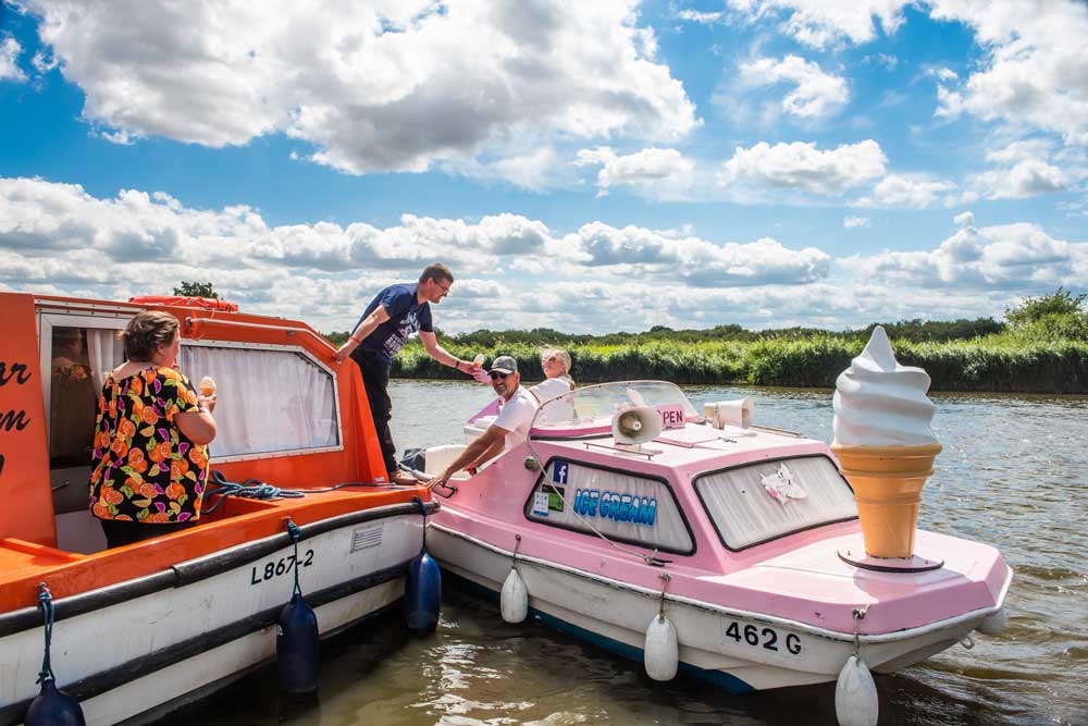 Ice Cream Day Boat Norfolk Broads Photo From Visit The Broads