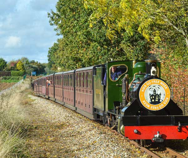Kids go free at half term on Bure Valley Railway